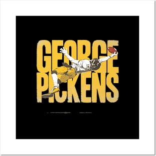 George Pickens Pittsburgh One Hand Catch Bold Posters and Art